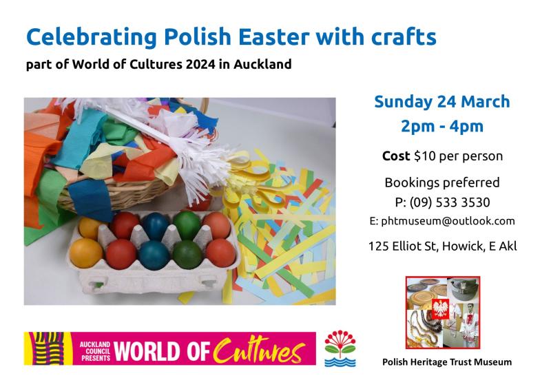 World of Cultures 2024: Celebrating Polish Easter with crafts.