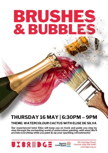 Brushes & Bubbles | Events @ UXBRIDGE