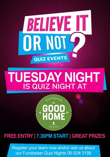 Tuesday QUIZ NIGHT  | The Good Home