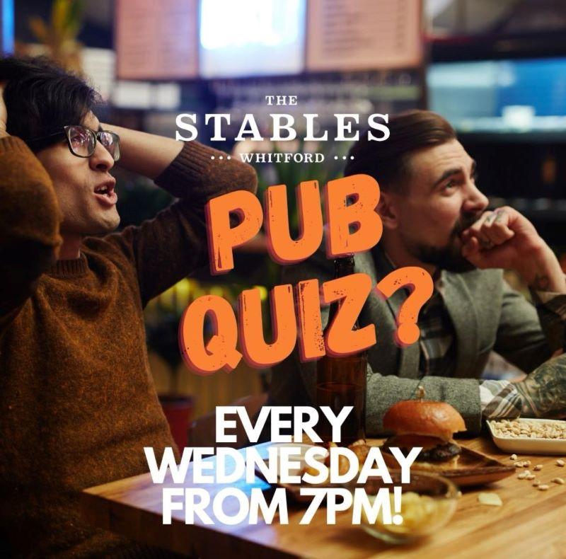 QUIZ NIGHT | The Stables Whitford [every Wednesday]