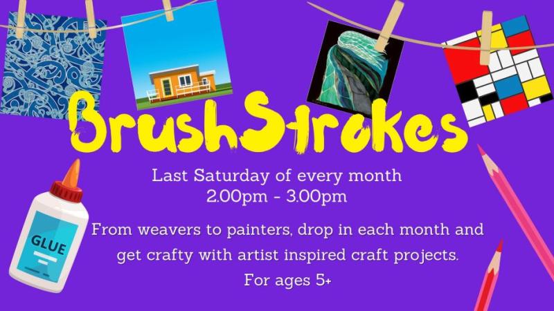 BRUSH STROKES | Highland Park Library [held once a month]