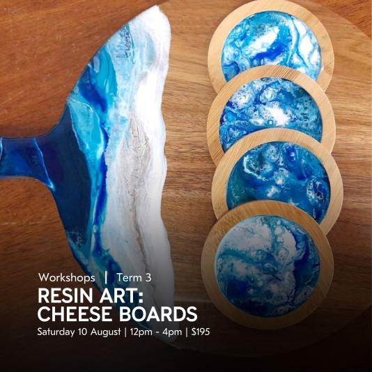 Resin Art: Cheese Boards | Workshops @ UXBRIDGE